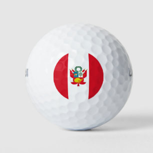Peru Flag Golfballen