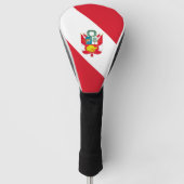 Peru Flag Golfheadcover (Voorkant)