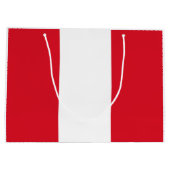Peru Flag Groot Cadeauzakje (Achterkant)