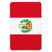 Peru Flag Magneet (Verticaal)