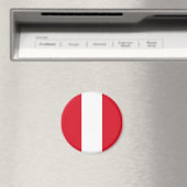 Peru Flag Magneet (Insitu (Vaatwasser))
