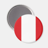 Peru Flag Magnet Magneet (Voorkant / Achterkant)