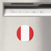 Peru Flag Magnet Magneet (Insitu (Vaatwasser))