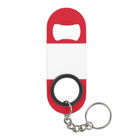 Peru Flag Mini Flessenopener (Achterkant)