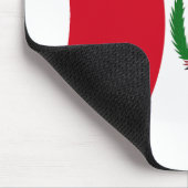 Peru Flag Mousepad Muismat (Hoek)
