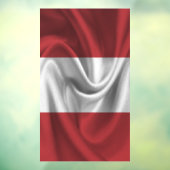 Peru Flag Raamsticker (Vel 3)