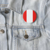 Peru Flag Ronde Button 5,7 Cm (In situ)