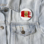 Peru Flag Ronde Button 5,7 Cm (In situ)