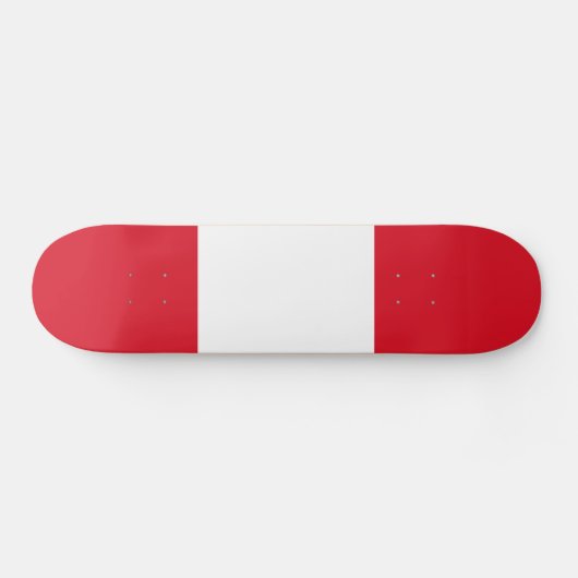 Peru Flag Skateboard (Horizontaal)