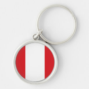 Peru Flag Sleutelhanger
