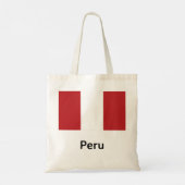 Peru Flag Tote Bag (Achterkant)