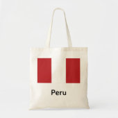 Peru Flag Tote Bag (Voorkant)