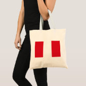 Peru Flag Tote Bag (Voorkant (product))