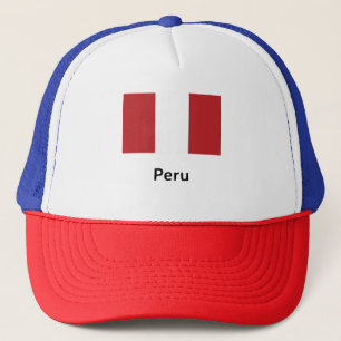 Peru Flag Trucker Pet