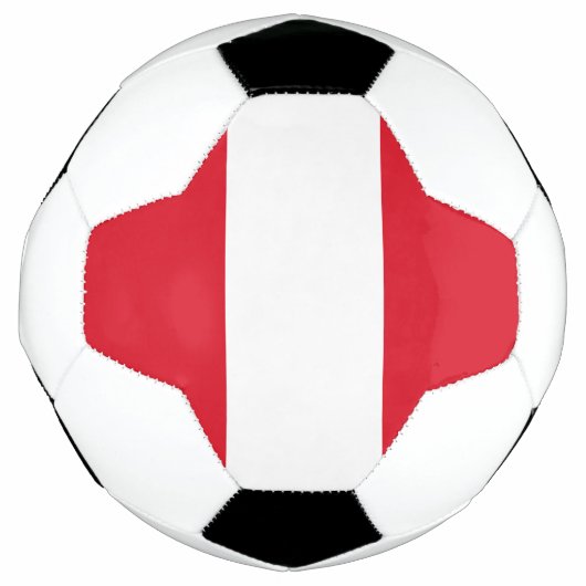 Peru Flag Voetbal (Voorkant)