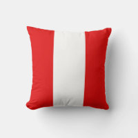 Peru Flag x Vlag Pillow