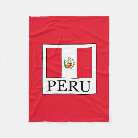 Peru Fleece Deken (Voorkant)