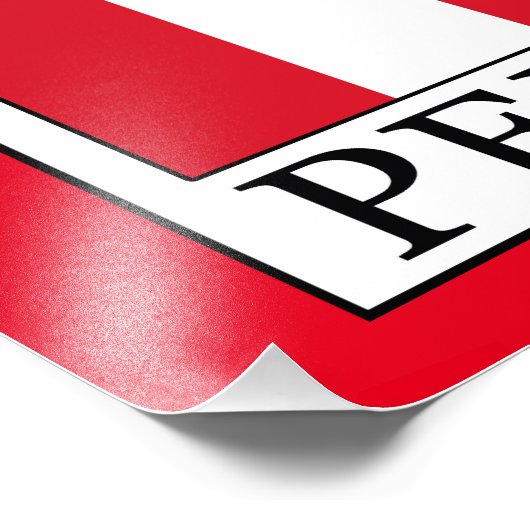 Peru Foto Afdruk (Hoek)