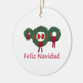 Peru Kerstmis 2 Keramisch Ornament (Links)