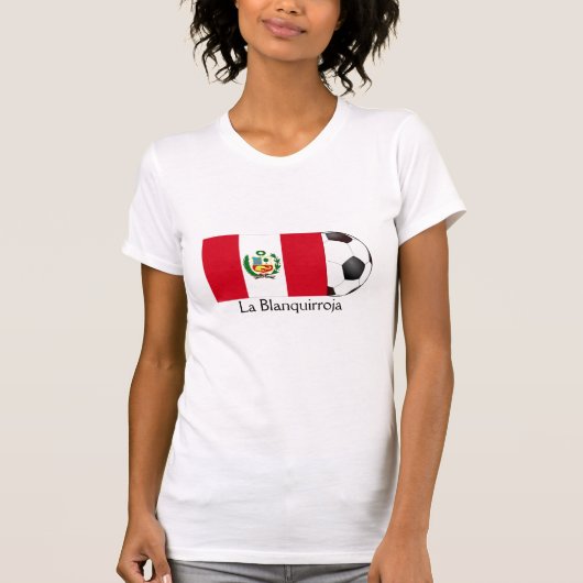 Peru "La Blanquirroja" T-shirt (Voorkant)