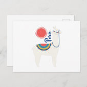 Peru Llama Briefkaart (Voorkant / Achterkant)