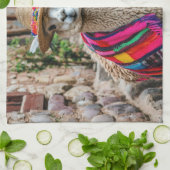 Peru Llama Theedoek (Gevouwen)