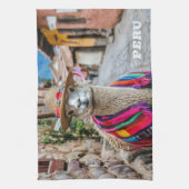 Peru Llama Theedoek (Verticaal)