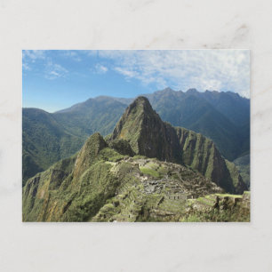 Peru, Machu Picchu, de oude verloren stad van 3 Briefkaart