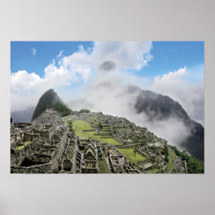 Peru, Machu Picchu, de oude verloren stad van 4 Poster
