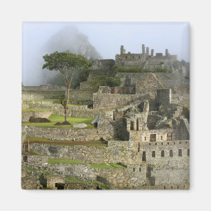 Peru, Machu Picchu. Het oude citadel van Magneet