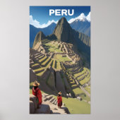 Peru Machu Picchu Poster (Voorkant)