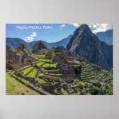 Peru Machu Picchu Poster (Voorkant)