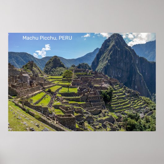 Peru Machu Picchu Poster (Voorkant)
