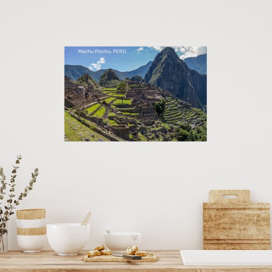 Peru Machu Picchu Poster (Keuken)