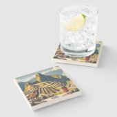 Peru Machu Picchu Stenen Onderzetter (Zijkant)