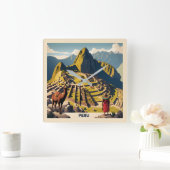 Peru Machu Picchu Vierkante Klok (Huis)