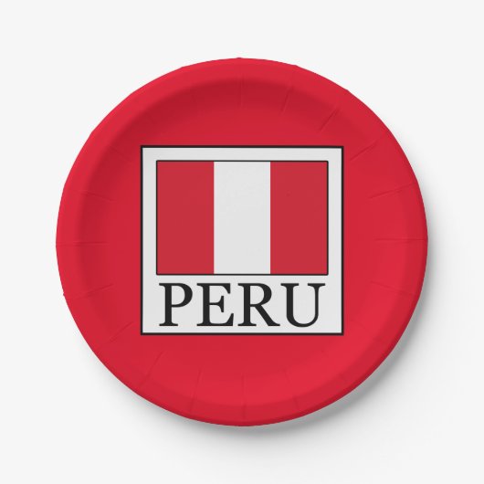 Peru Papieren Bordje (Voorkant)