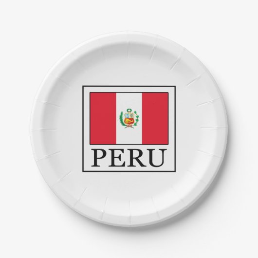 Peru Papieren Bordje (Voorkant)