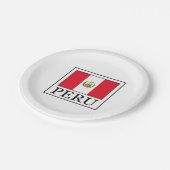 Peru Papieren Bordje (Gekanteld)