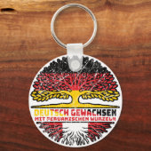 Peru Peruaanse Deutsch Duitsland Baum Root Sleutelhanger (Voorkant)