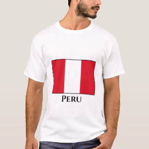 Peru (Peruviaanse) Vlag T-shirt
