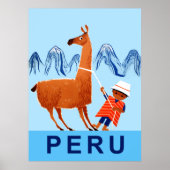 Peru-reisposter Poster (Voorkant)
