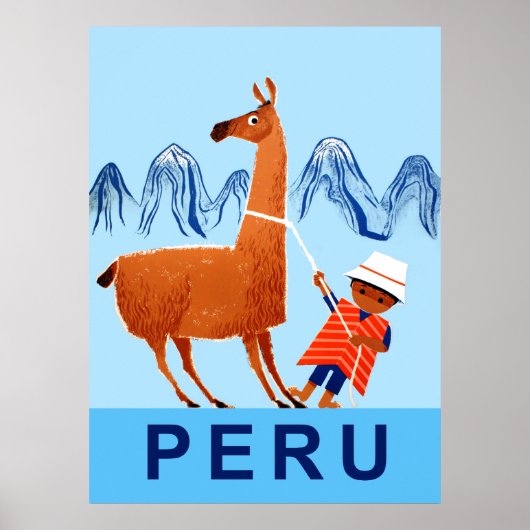 Peru-reisposter Poster (Voorkant)