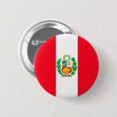 Peru Ronde Button 5,7 Cm (Voorkant /achterkant)