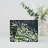 Peru Ruins Briefkaart (Staand voorkant)