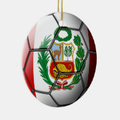 Peru Soccer Ornament (Rechts)