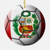 Peru Soccer Ornament (Achterkant)