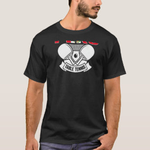 Peru Table Tennis Support Peruvian Ping Pong Tea T-shirt