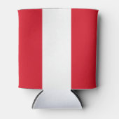 Peru vlag blikjeskoeler (Voorkant)