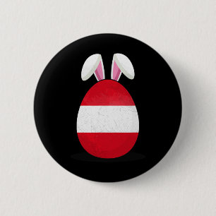 Peru Vlag Ei Konijn Oren Peruviaanse Pasen Zondag  Ronde Button 5,7 Cm